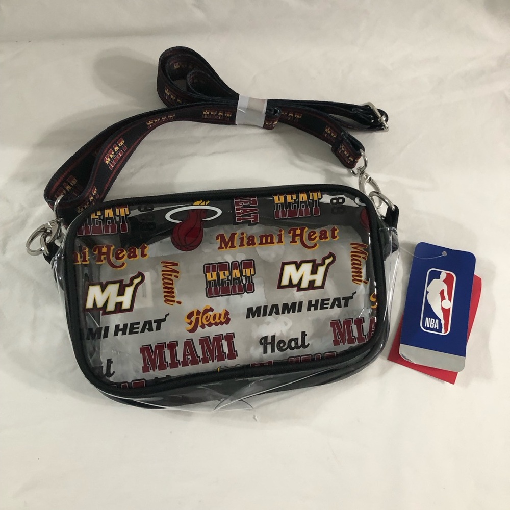 Miami Heat Transparent Crossbody Bag